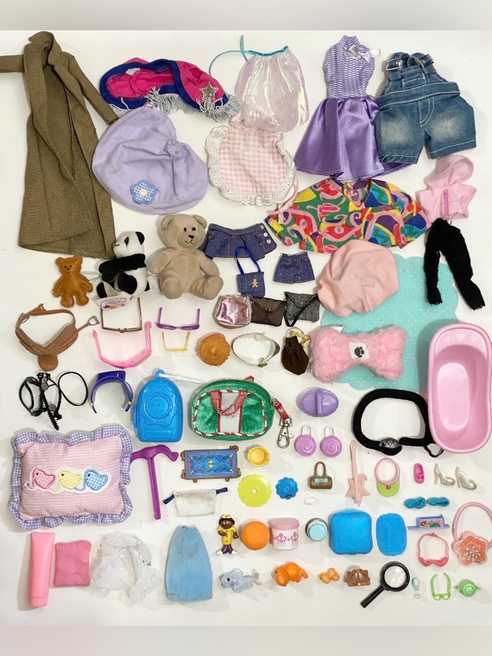 Assorted Fashion Doll & Baby Doll Clothes & Accessories